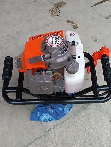 mini traktorlarin azerbaycanda satisi: Benzinli torpaq burgusu (yer qazma motoru) tezedi turbali satilir 8 — 5