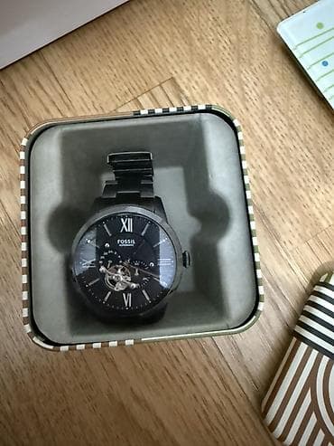 ilan saat: İşlənmiş, Qol saatı, Fossil, rəng - Qara — 4