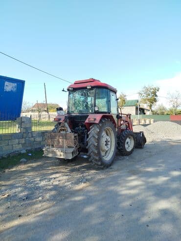 запчасти на прицепы: Kənd təsərrüfatı üçün təkərli traktor - Rəng: qırmızı - Kabinli — 1