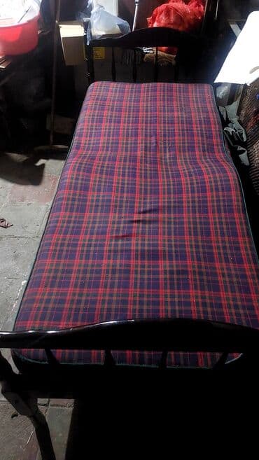 dekor taxta: Təknəfərlik çarpayı, Bazasız, Matras ilə, Siyirməsiz — 4