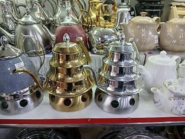 ariston yeni: Samovar tipli çay dəsti – qapaqlı, üçmərtəbəli korpus və nazik — 2