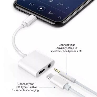samsun s: KY-186 adapter. Type-C çıxışlıdır. 2 girişi var. Biri AUX girişdir — 2