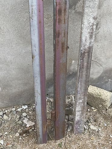 canavar sekileri: Dəmir Həyət darvazası, Yana açılan, 3 m, Mexaniki, Şəbəkə ilə, rəng - Gümüşü — 5