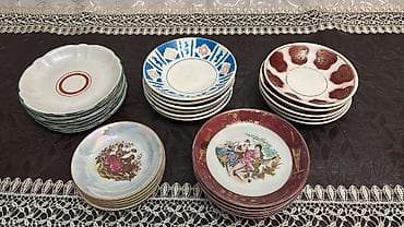 Çay dəsti, rəng - Ağ, Keramika