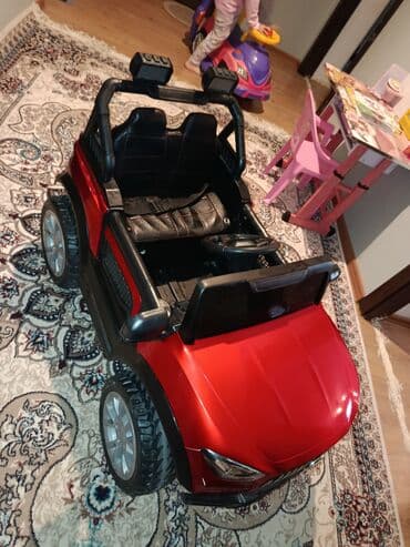 predo 3 nomre qiymeti: Uşaq elektrik maşını – iki oturacaqlı, yolsuzluq üslubunda model — 3