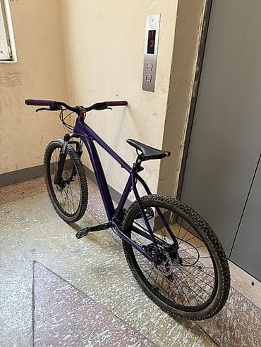 Городские велосипеды: Bənövşəyi rəng Grand 500 Madeli Alminum Rama 27.5 Arxa 9 luq kaset — 2