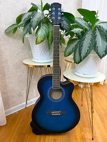 gitara: Akustik gitara, 6 sim, İşlənmiş, Pulsuz çatdırılma, Rayonlara çatdırılma — 1