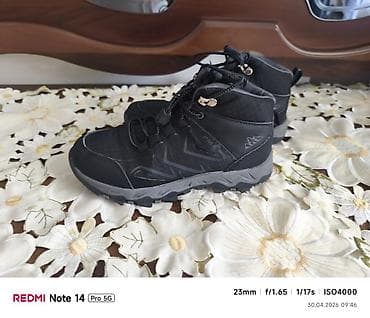 Botinkalar: Qara rəngli uşaq terlemeyen ortopedik botları n - Model: PMX (yan — 4