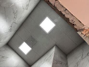 подвесной потолок в ванной: Asma tavan, Suyadavamlı, Ödənişli quraşdırma — 47