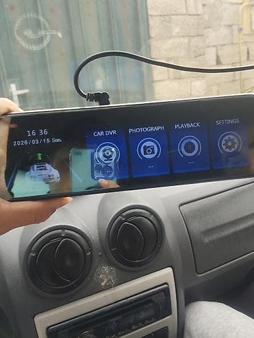 arxa görüntü kamera: Ağıllı arxa güzgü tipli avtomobil DVR kamera sistemi - Geniş toxunma — 3