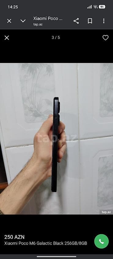 profil şəkilləri: Poco M6, 256 GB, rəng - Qara — 3