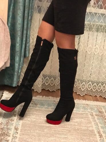 çəkməcə: Ölçü: 38, rəng - Qara, İşlənmiş — 3