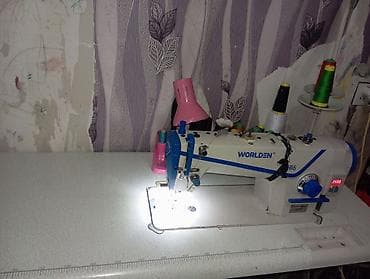 Su qızdırıcı kranlar: WORLDEN W6 sənaye tikiş maşını - Tək iynəli, düz tikiş (lockstitch) — 3