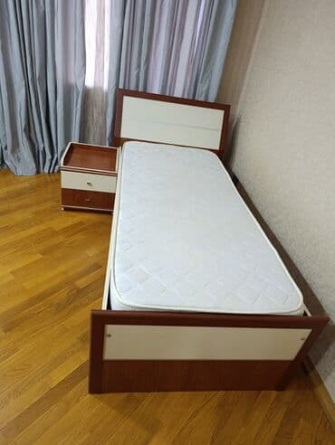 Lincoln: Б/у, Односпальная кровать, Без подьемного механизма, С матрасом, С выдвижными ящиками — 6