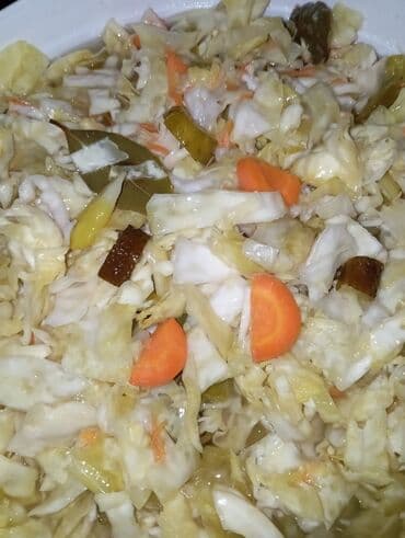 Qida məhsulları: Məhsul: Qarışıq turşu.5kq yuxarı alana endirim olacaq.unvan hövsan — 1