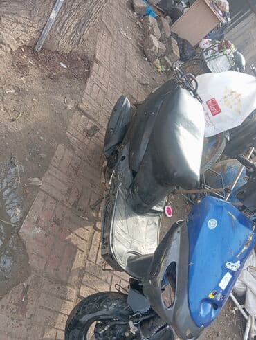 Мототранспорт: Salam skuter normal vəziyyətinə satılır. xər gün sürən. moped o boyda — 4