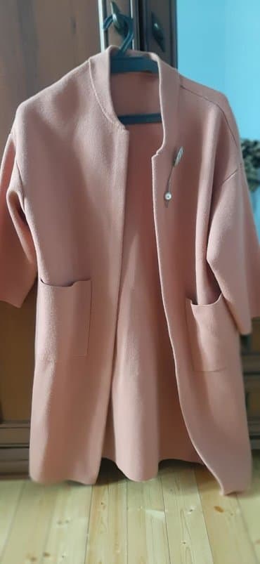 helix original капсула цена в оше: Пальто, 4XL, цвет - Оранжевый — 1