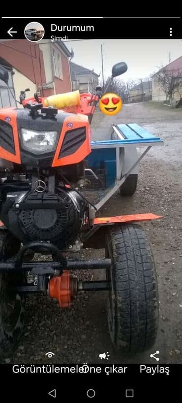 işlənmiş traktor: Motobloq qoşqu ilə birlikdə təqdim olunur. Bu motobloq kənd — 6