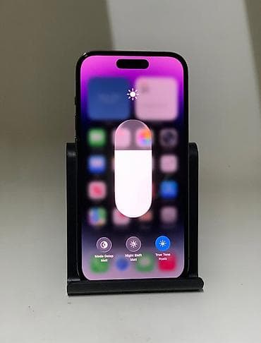 ipad 14 pro: IPhone 14 Pro, 256 GB, Deep Purple, Zəmanət, Kredit, Simsiz şarj — 5