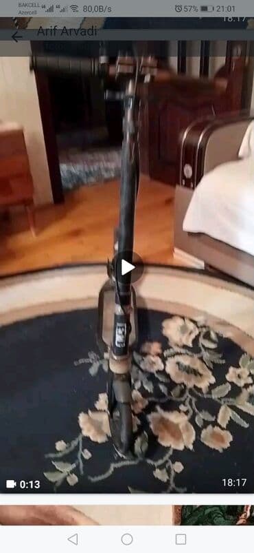 İşlənmiş Elektrik samokat 10", ≤ 250 Vt, ≤ 15 km/s, Pulsuz çatdırılma