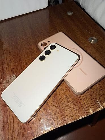 iphone x barter: Samsung Galaxy S23, rəng - Bej, Simsiz şarj — 2