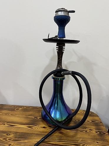 molekul 4 parfum: Şüşə kolba və tam aksesuarları ilə nərgilə dəsti - Şüşə kolba: rəng — 4