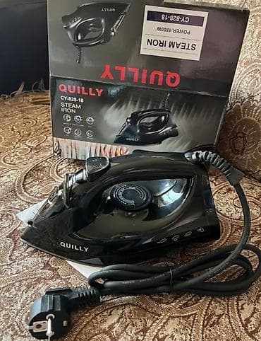 Ütülər və buxarlayıcılar: QUILLY CY-828-18 buxarlı ütü Xüsusiyyətlər: - Güc: 1800 W (qutuda — 1