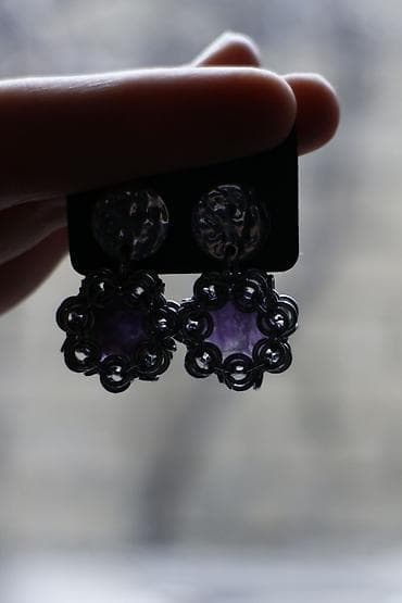 Серьги. Продаю украшения ручной работы, выполненные в технике — 6