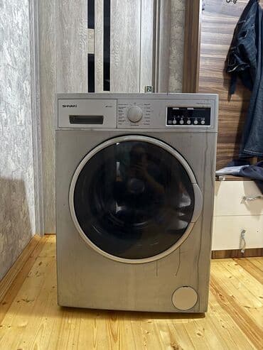 Digər məişət texnikası: Paltaryuyan maşın Shivaki, 6 kq, İşlənmiş, Avtomat, Qurutma var, Kredit yoxdur, Ünvandan götürmə — 3