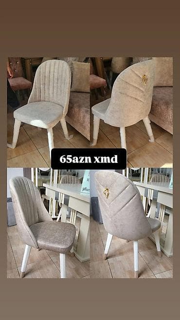 Mebel üçün yumşaq oturacaqlı stullar - Modellər: şəkillərdə lalafo.az -da Mebel üçün yumşaq oturacaqlı stullar - Modellər: şəkillərdə