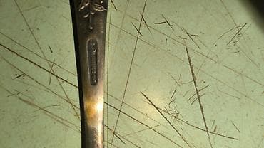 sultan tekstil: Antik qaşıq dəsti – 6 ədəd, qutuda - Material: gümüşü rəngli metal — 3