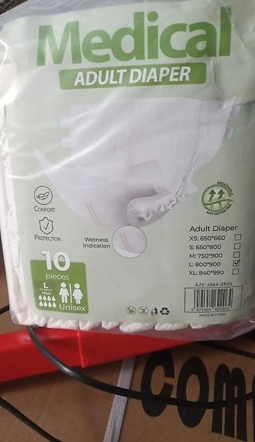 Medical Adult Diaper – böyüklər üçün bez 1 dənəsi 1 azn - Unisex