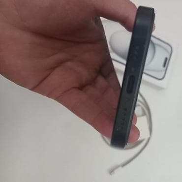 Telefon ehtiyat hissələri: IPhone 15, 128 GB, Midnight, Simsiz şarj, Face ID — 10