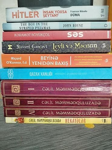 Тесты: Azərbaycanca ədəbiyyat və publisistika kitabları dəsti Satışda — 5