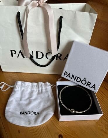 pandora qutusu: Təcili Satılır. Endirim Var. Pandora gümüş qolbaq satılır — 4