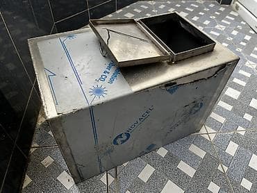 metal fermalar: Paslanmayan poladdan (inox) hazırlanmış kvadrat forma texniki çən — 1