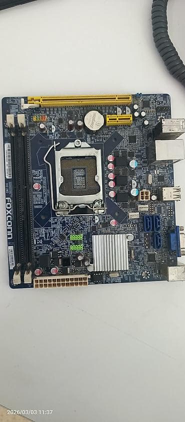 intel core i5: Foxconn H61 mATX anakart Texniki xüsusiyyətlər: - Çipset: Intel H61 - — 1