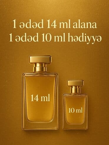 пробники и миниатюры: Ətir – müxtəlif həcm seçimi və əlavə hədiyyə ilə. - Həcm variantları — 1