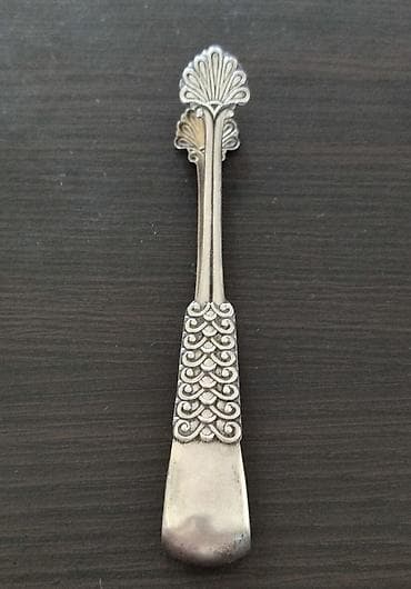 Винтажные серебряные щипцы для кускового сахара с декором в виде — 2