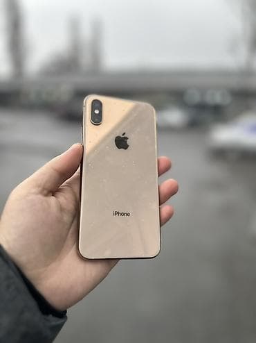 iphone 13 pro max islenmis: IPhone Xs Max, 64 GB, Qızılı — 1