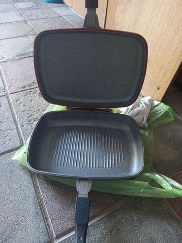 Qab-qacaq və mətbəx ləvazimatlarının alışı: Tava, rəng - Boz, Qranit, Türkiyə — 3