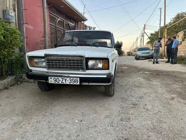 ravon nexia r3 satis merkezi: VAZ 2107, ağ rəng, sedan kuzov. Xarici: - Klassik xrom radiator — 3