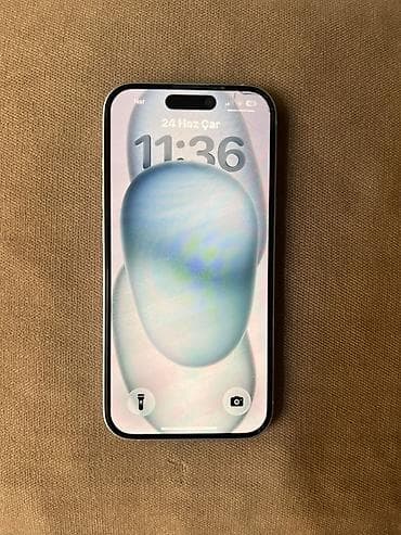 IPhone 15, 128 GB, Blue Titanium, Simsiz şarj, Face ID