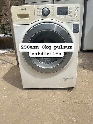 Samsung önyükləməli paltaryuyan maşın - Yük: 8 kq - EcoBubble