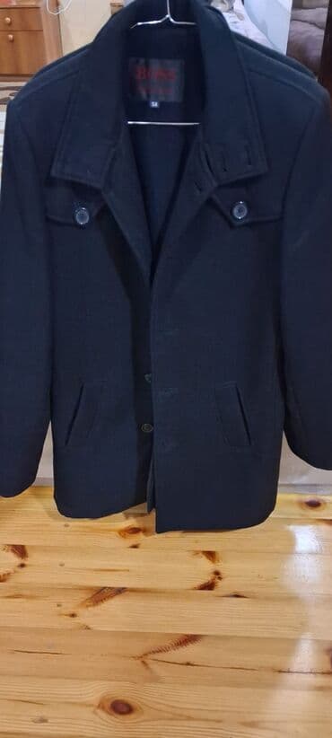 Palto, Boss, rəng - Qara