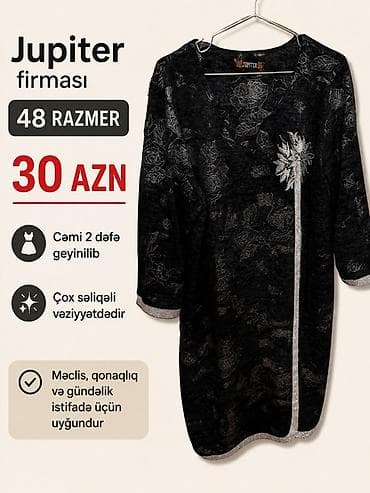 cins donlar: Jupiter firmasının qadın paltarı - Razmer: 48 - Qiymət: 30 AZN - Rəng — 1