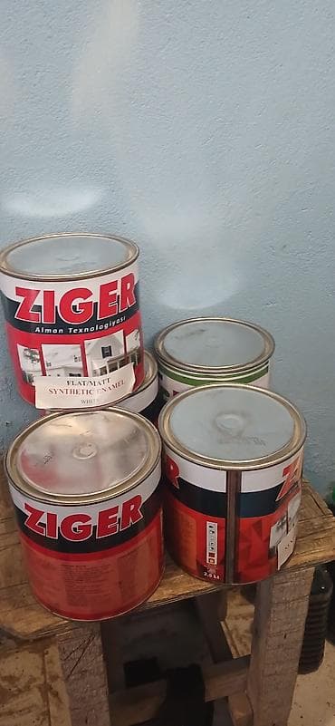 4 AĞ KRASQA 1 BOZ JƏR BİRİ 9 MANAT 2.5 LİTİRDİ BİRİ AŞAĞI YERİ YOXDU — 1