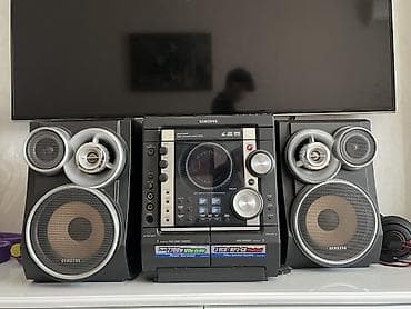 panel radiator: Samsung MAX-XS960 mikro-hi-fi sistemi - 3 hissəli stereo: əsas blok + — 1