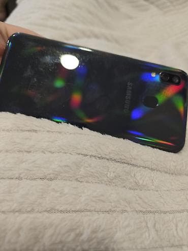 Elektronika: Samsung Galaxy A30, 64 GB, rəng - Qara, Barmaq izi — 2