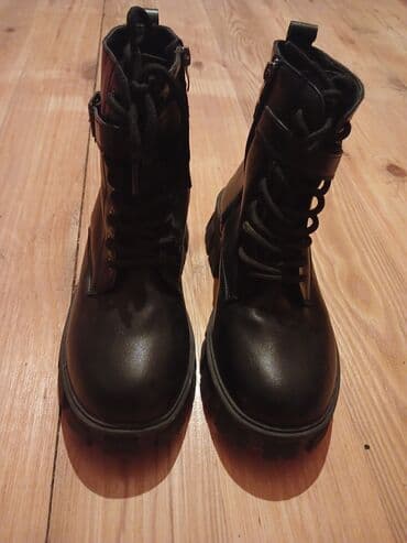 brend qadin ayaqqabilari: Ölçü: 37, rəng - Qara, İşlənmiş — 2